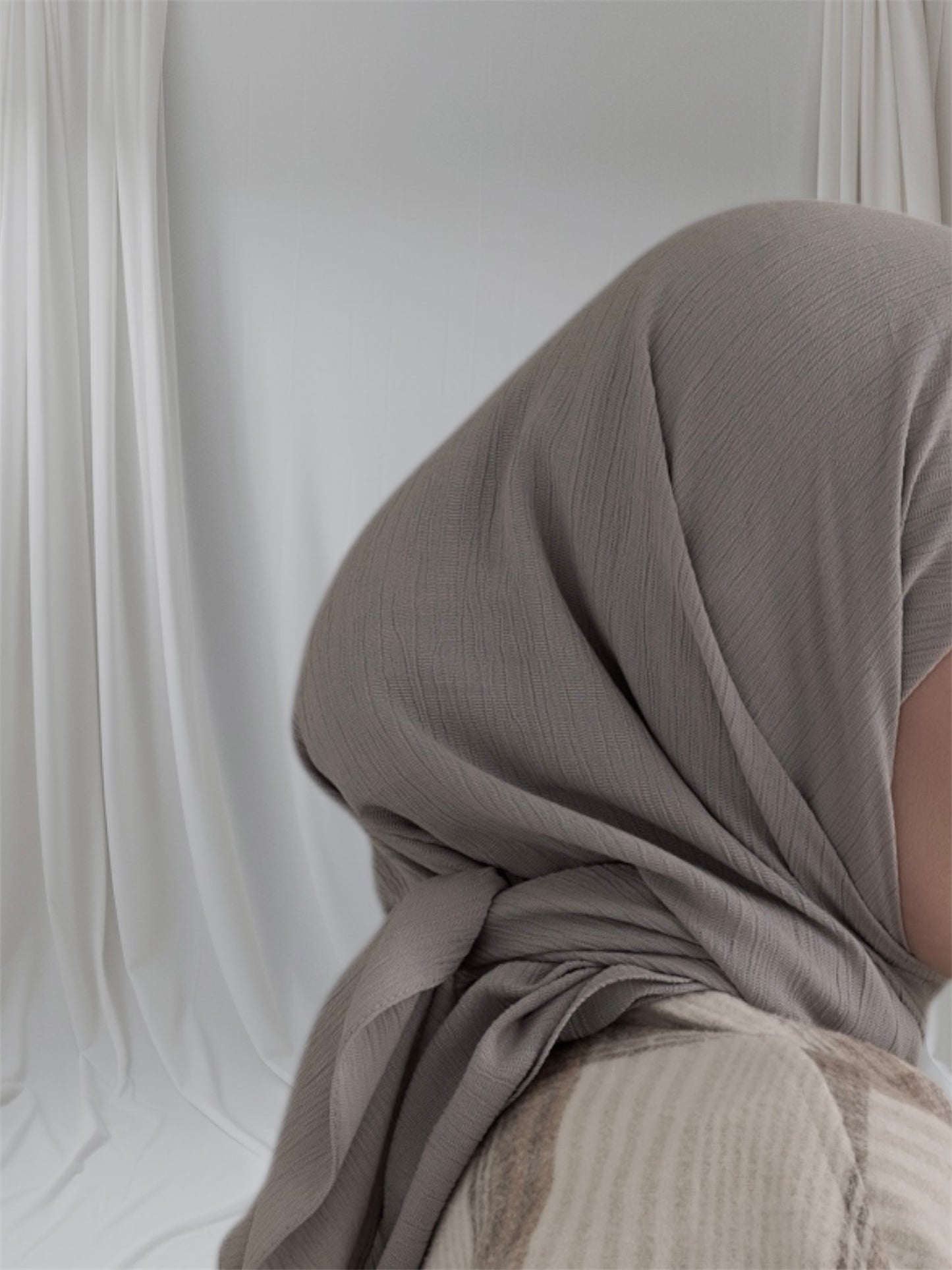 Soft Crinkle Square Hijab