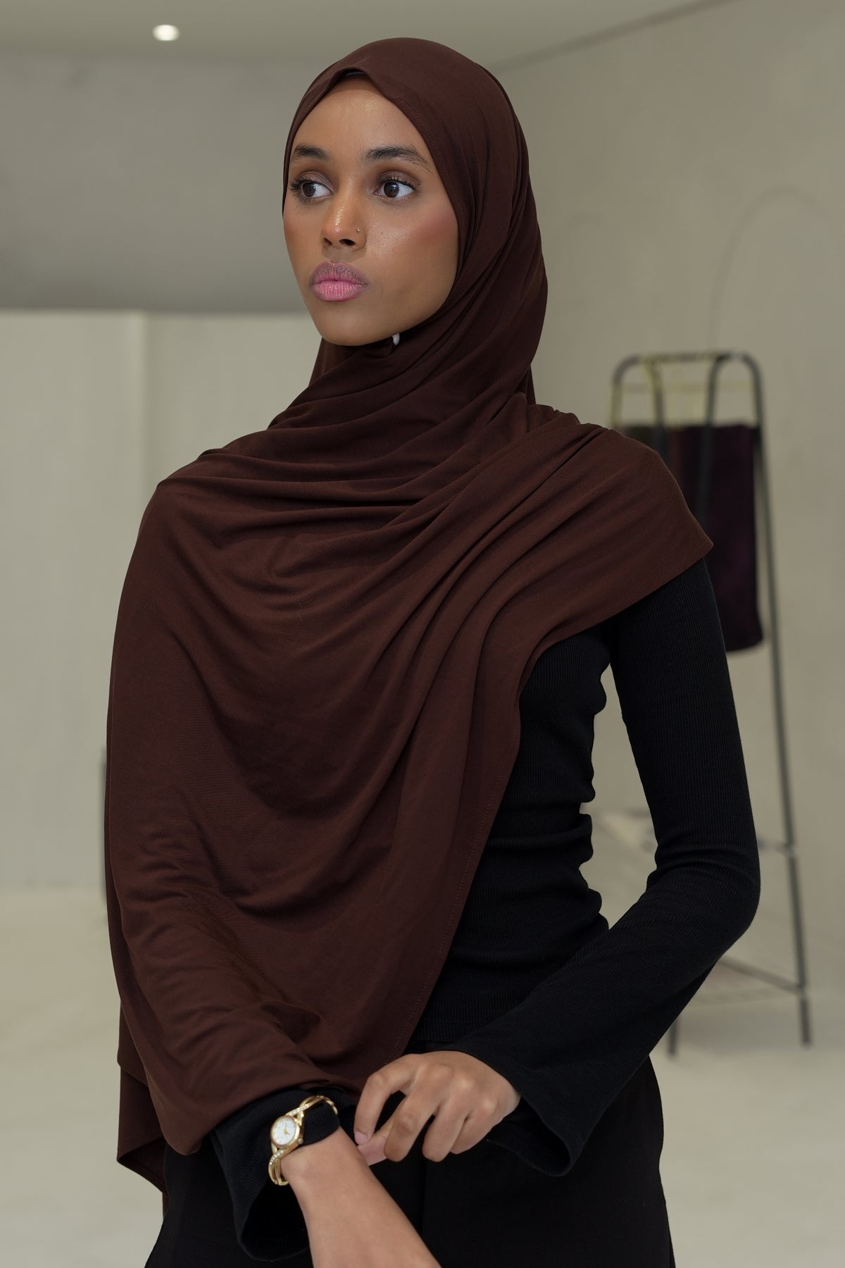 Bamboo Jersey Hijab Coco