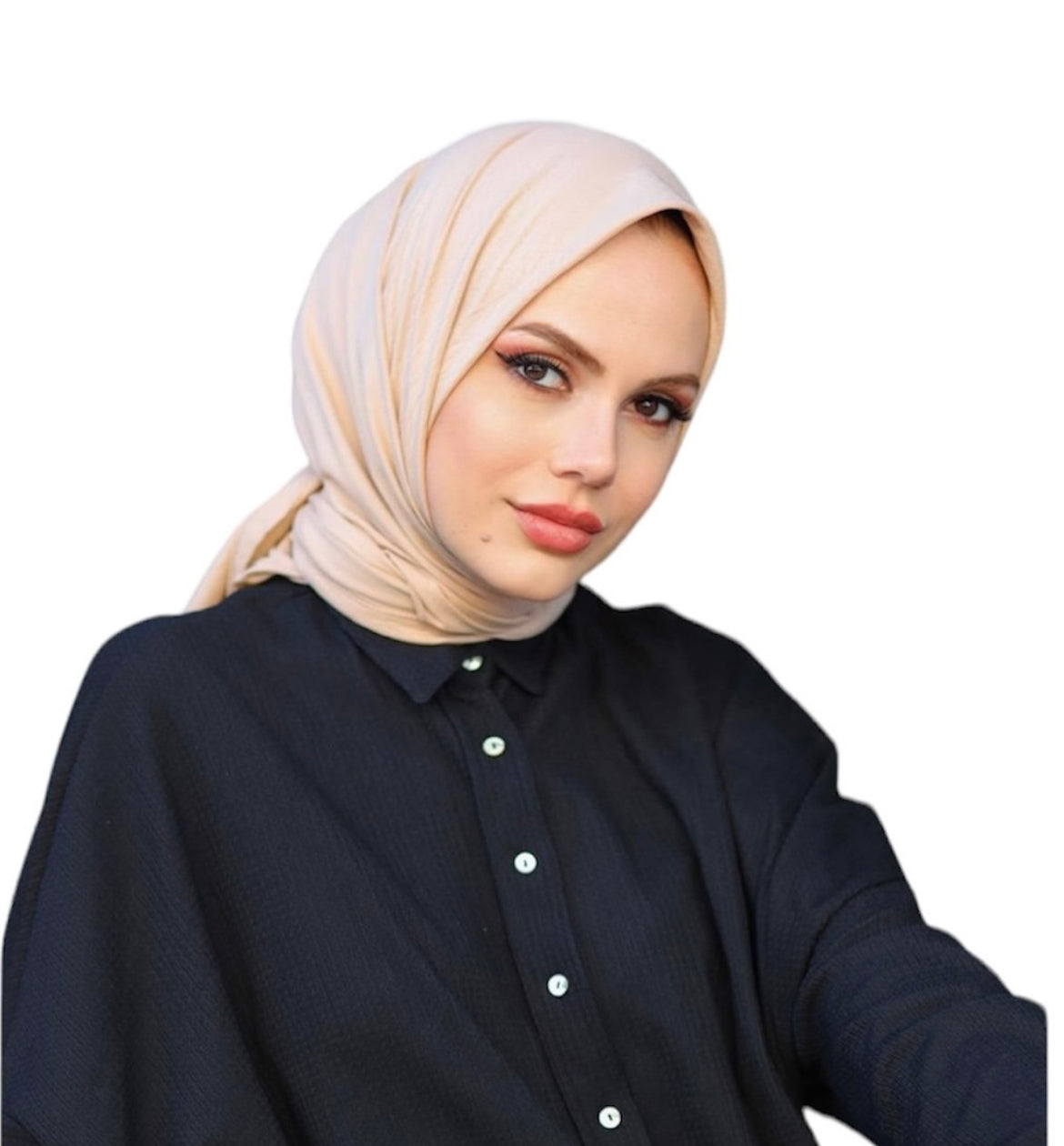 Yumuşak Pamuklu Kare Tesettür