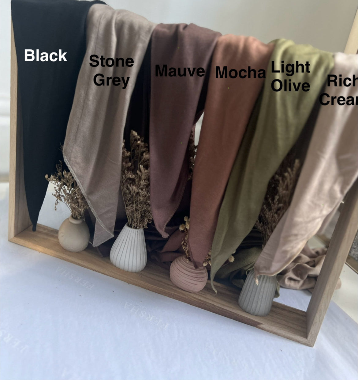 Üçgen Bambu Jersey Tesettür