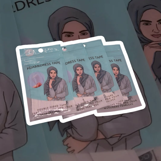 Hijab and clothing tape