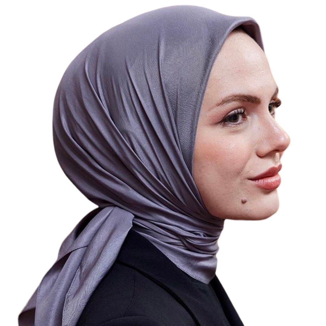 Fersha vual parlak kare tesettür başörtüleri