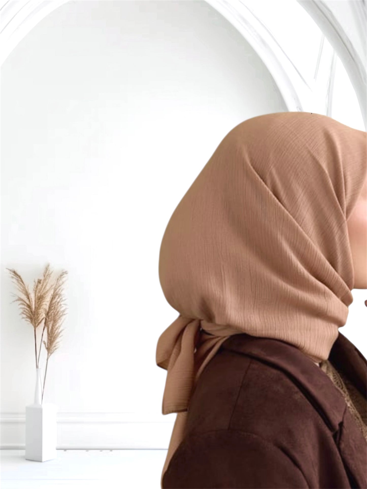 Soft Crinkle Square Hijab