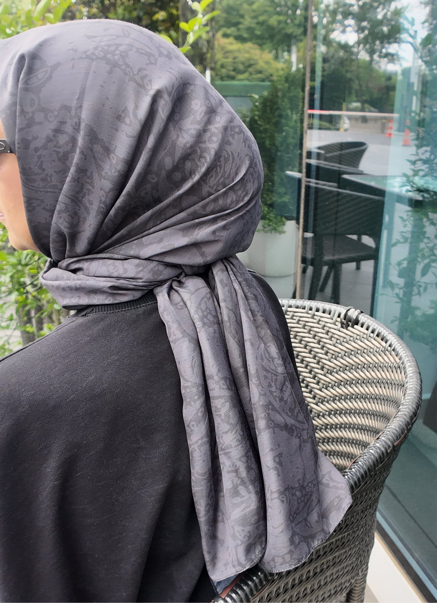 Alyah Paisley Cotton Print Long