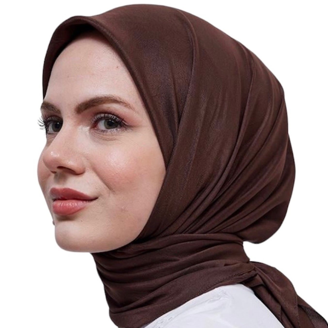 Fersha vual parlak kare tesettür başörtüleri