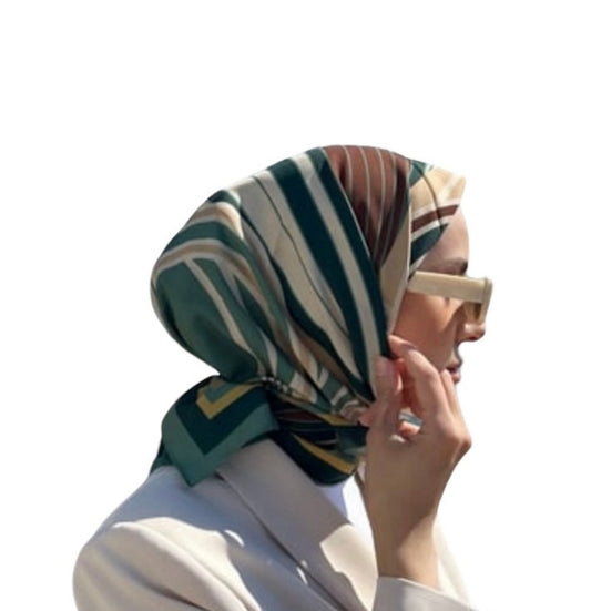 Sofia Patterned Square Hijab