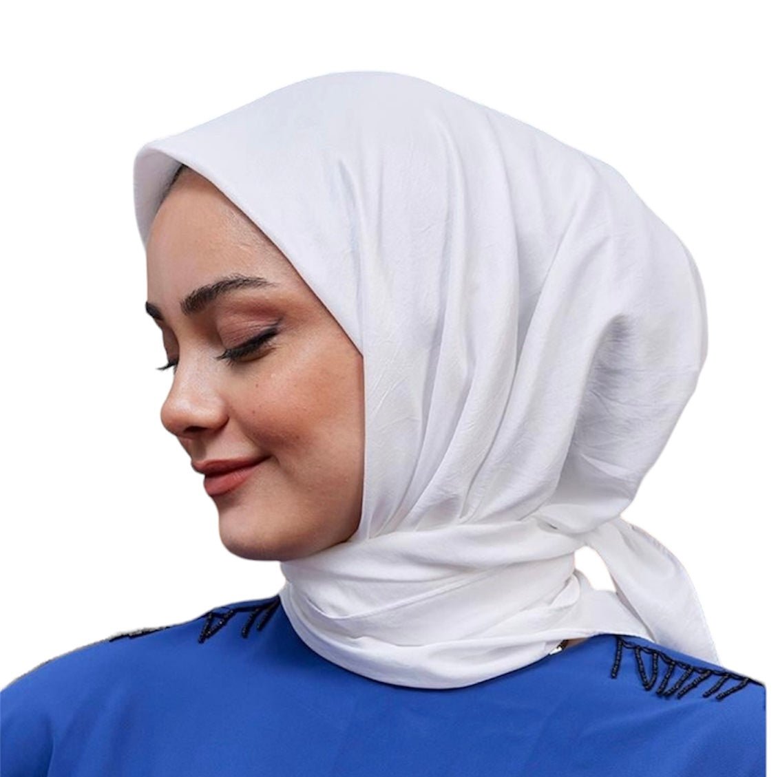 Fersha vual parlak kare tesettür başörtüleri