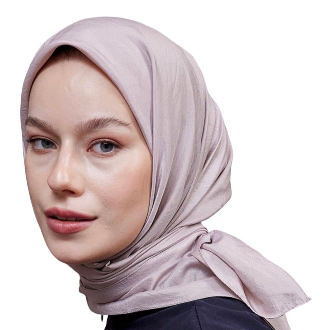 Fersha vual parlak kare tesettür başörtüleri