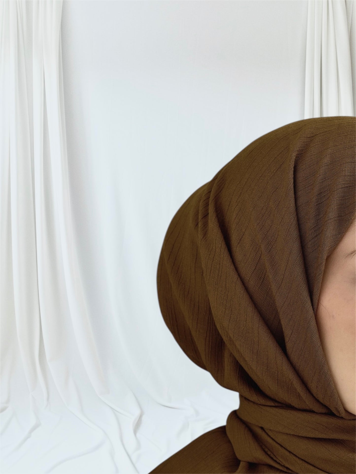 Soft Crinkle Square Hijab