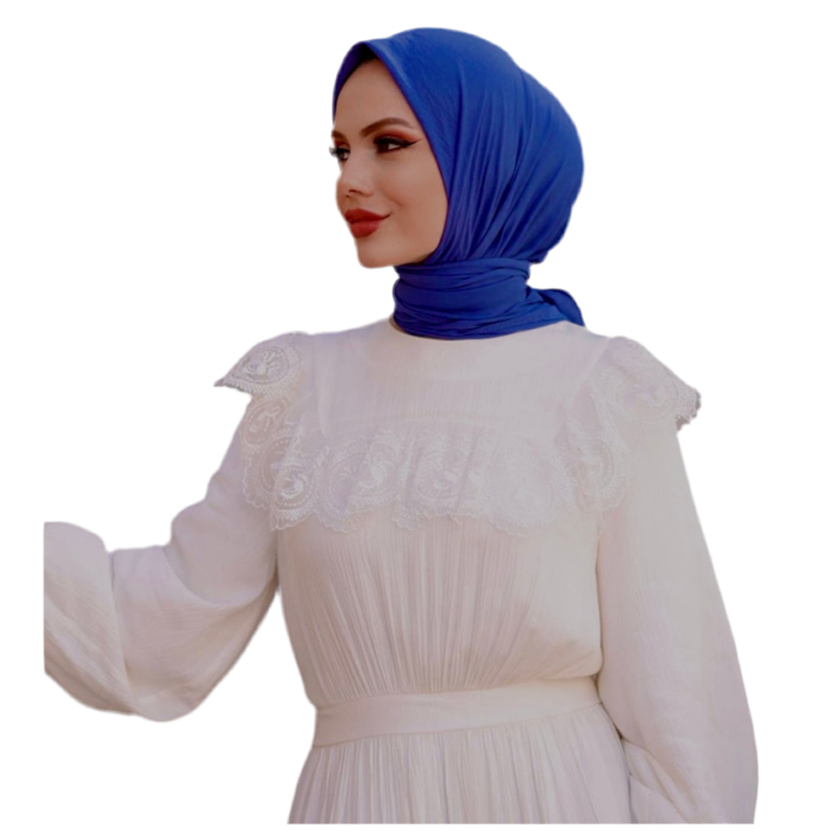 Yumuşak Pamuklu Kare Tesettür