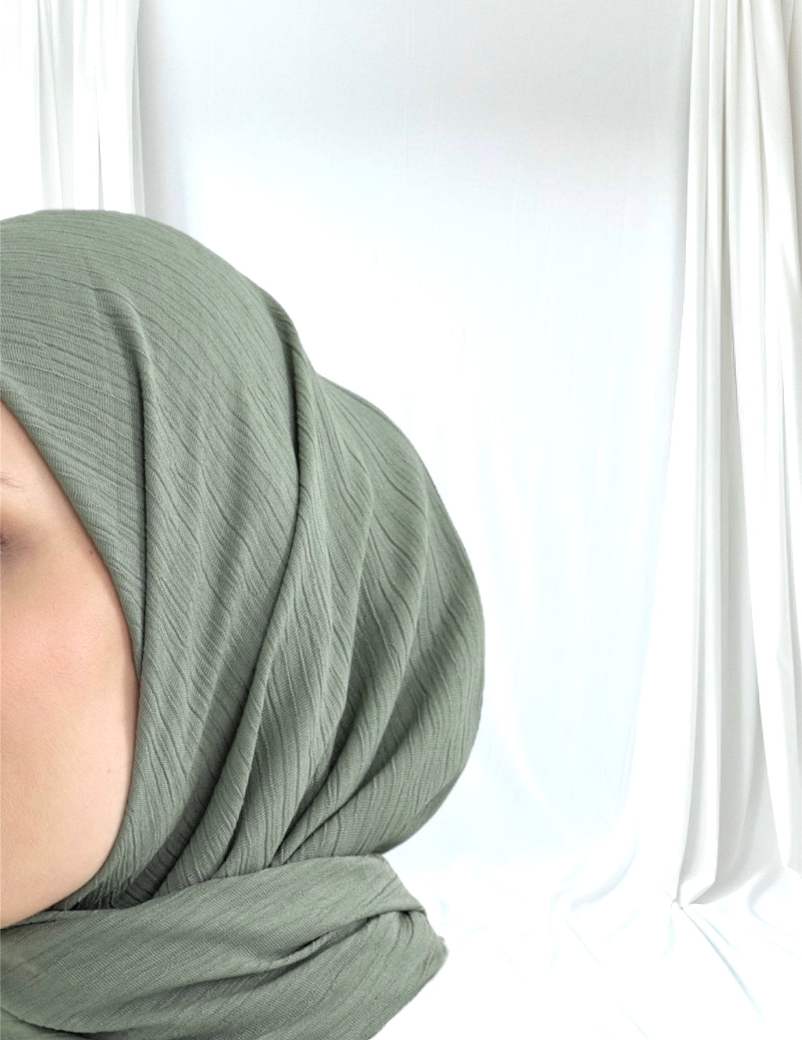 Soft Crinkle Square Hijab