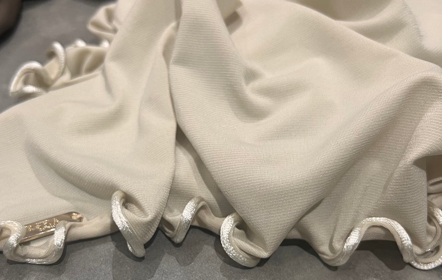 Luxury Liquid Lycra Long Hijab -Frill