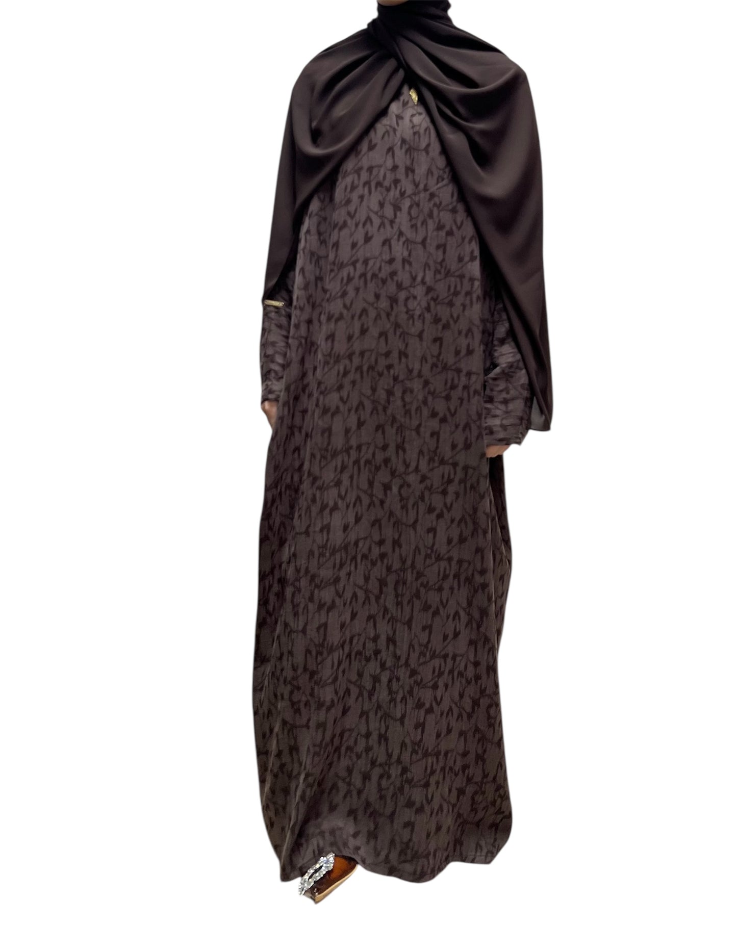 Layla Kupra Brown Abaya
