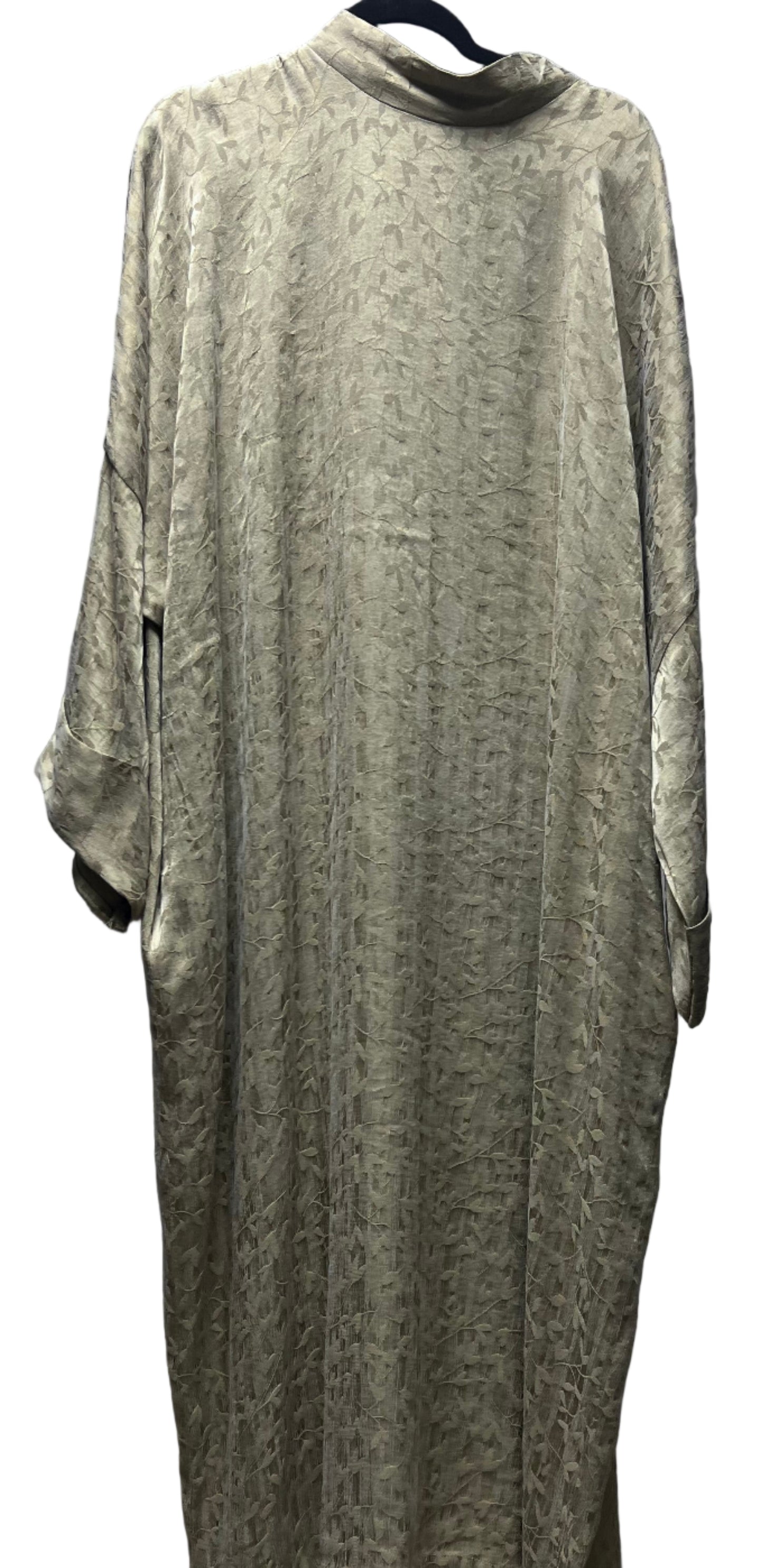 Amal kupra Abaya with Pockets Antique Gold