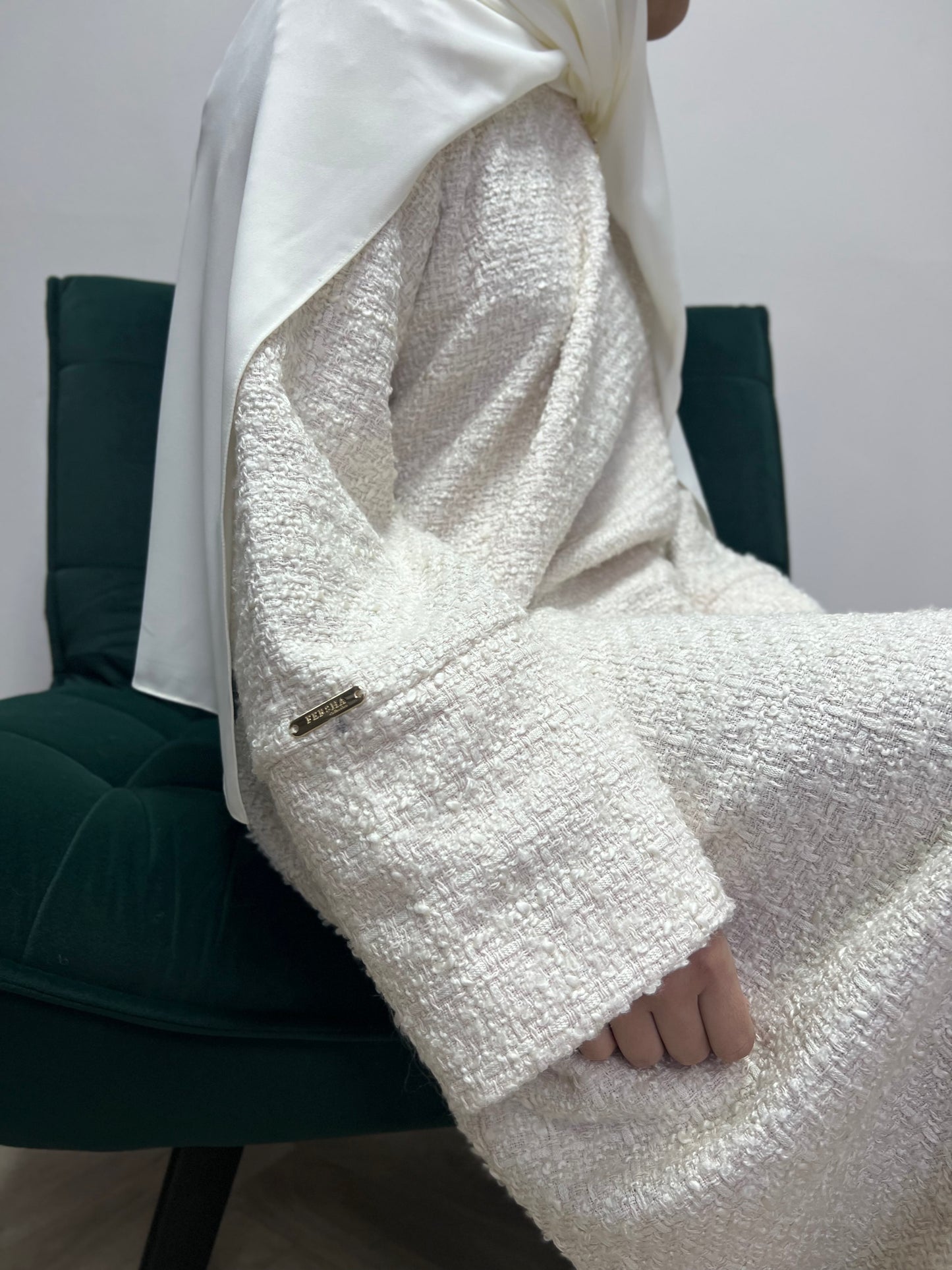 Noor Tweed Abaya - with pockets