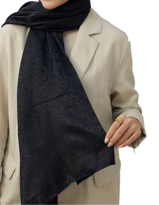 Vogue Pattern Jacquard Hijab