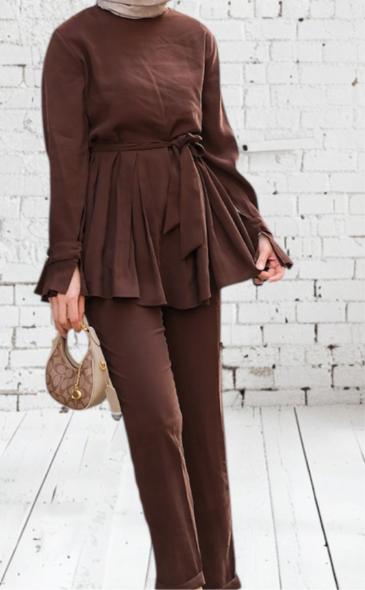 Peplum Top & Trouser                            Co-ord set(Special price)
