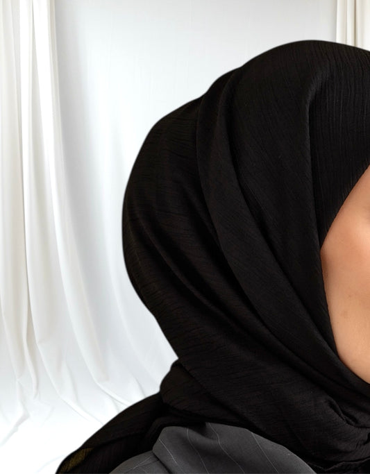 Soft Crinkle Square Hijab