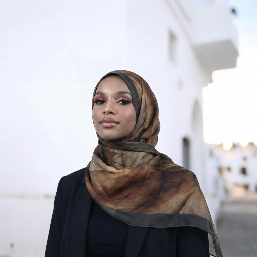 Ayesha Crushed Bamboo Hijab