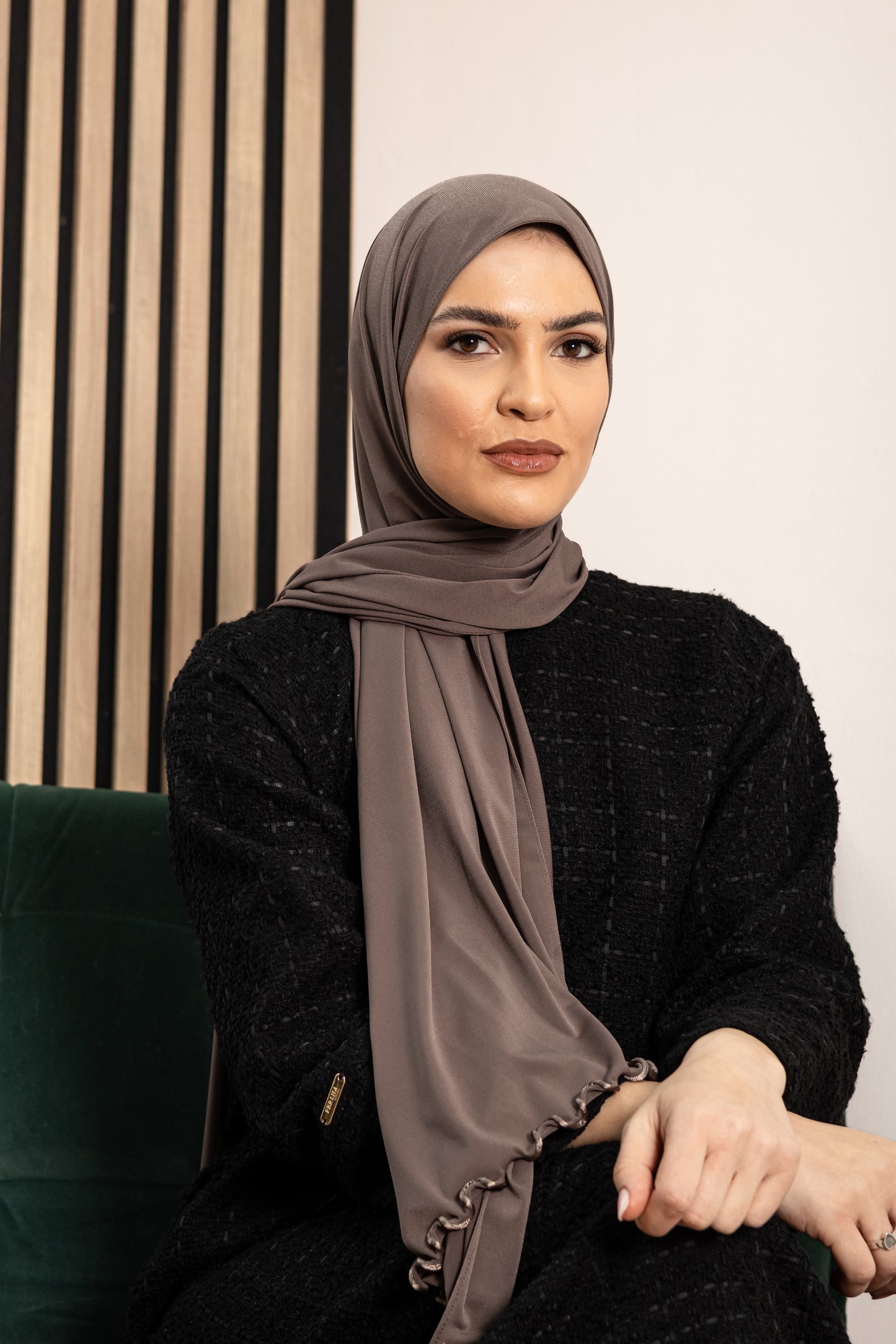 Luxury Liquid Jersey Long Hijab Frill